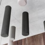 YDOL RELAX Tube – Abgependelte Schallabsorber für die Decke